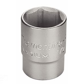 Soquete Sextavado em Aço Cromo Vanádio 16 mm - Encaixe 1/2" Tramontina PRO Tramontina