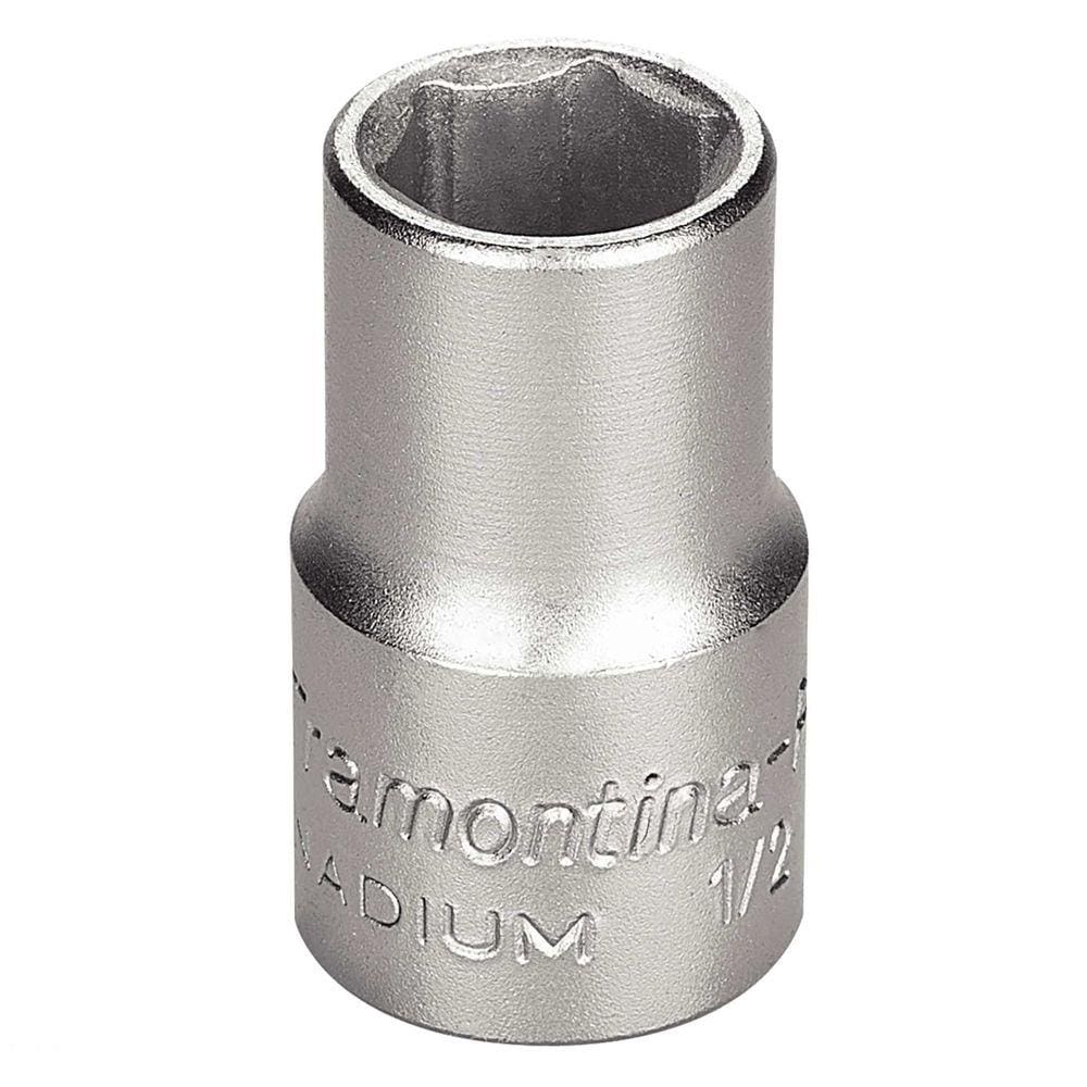 Soquete Sextavado em Aço Cromo Vanádio 15 mm - Encaixe 1/2" Tramontina PRO Tramontina
