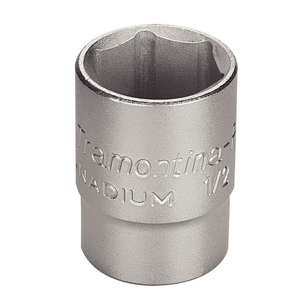 Soquete Sextavado em Aço Cromo Vanádio 11/16" - Encaixe 1/2" Tramontina PRO Tramontina