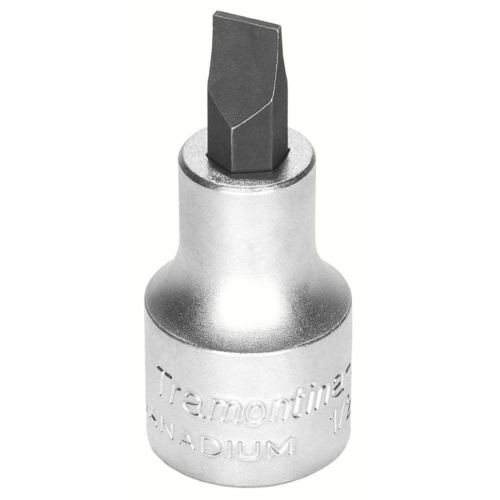 Soquete em Aço Cromo Vanádio Ponta Chata Tamanho 4 - Encaixe 1/2" Tramontina PRO Tramontina