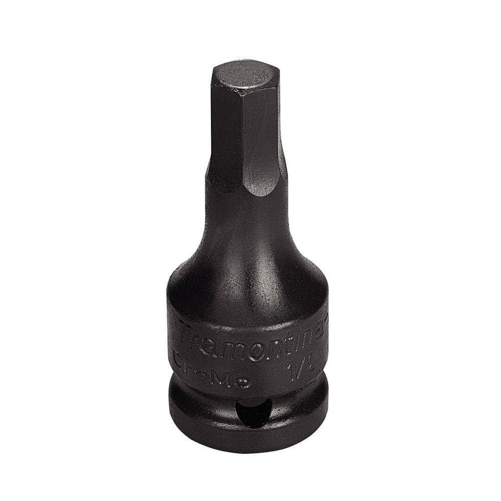 Soquete de impacto ponta hexagopnal em aço cromo molibdênio 10 mm - Encaixe 1/2`` Tramontina