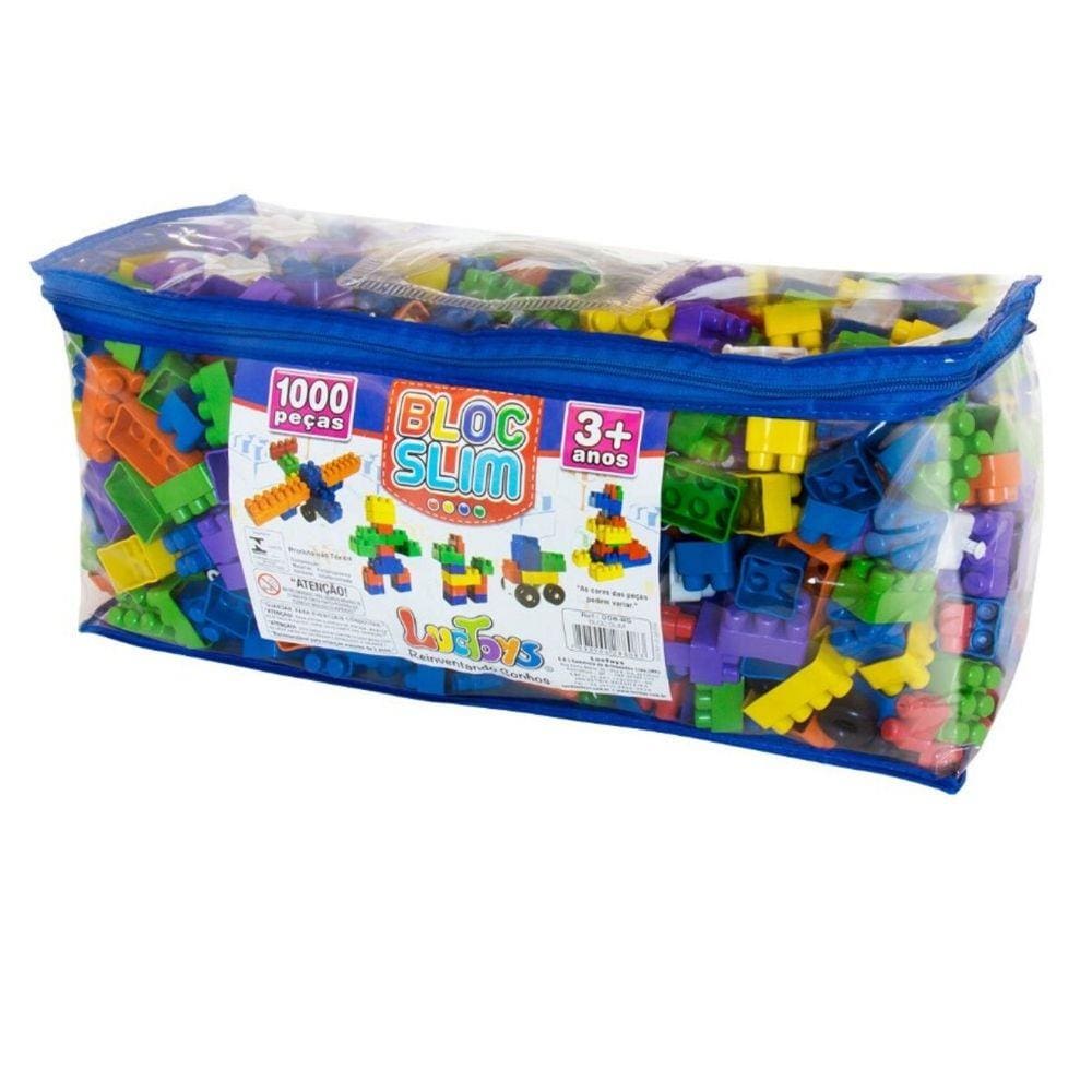 Blocos De Montar Infantil Brinquedo Didático 350 Peças