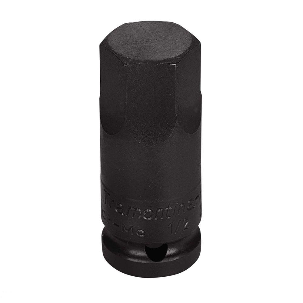 Soquete de impacto ponta hexagopnal em aço cromo molibdênio 21 mm - Encaixe 1/2`` Tramontina