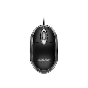 Mouse Multilaser Òptico Classic Preto 1200 Dpi Usb Preto