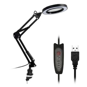 Luminária Lupa Led 5X Ringlight Usb Bivolt M023