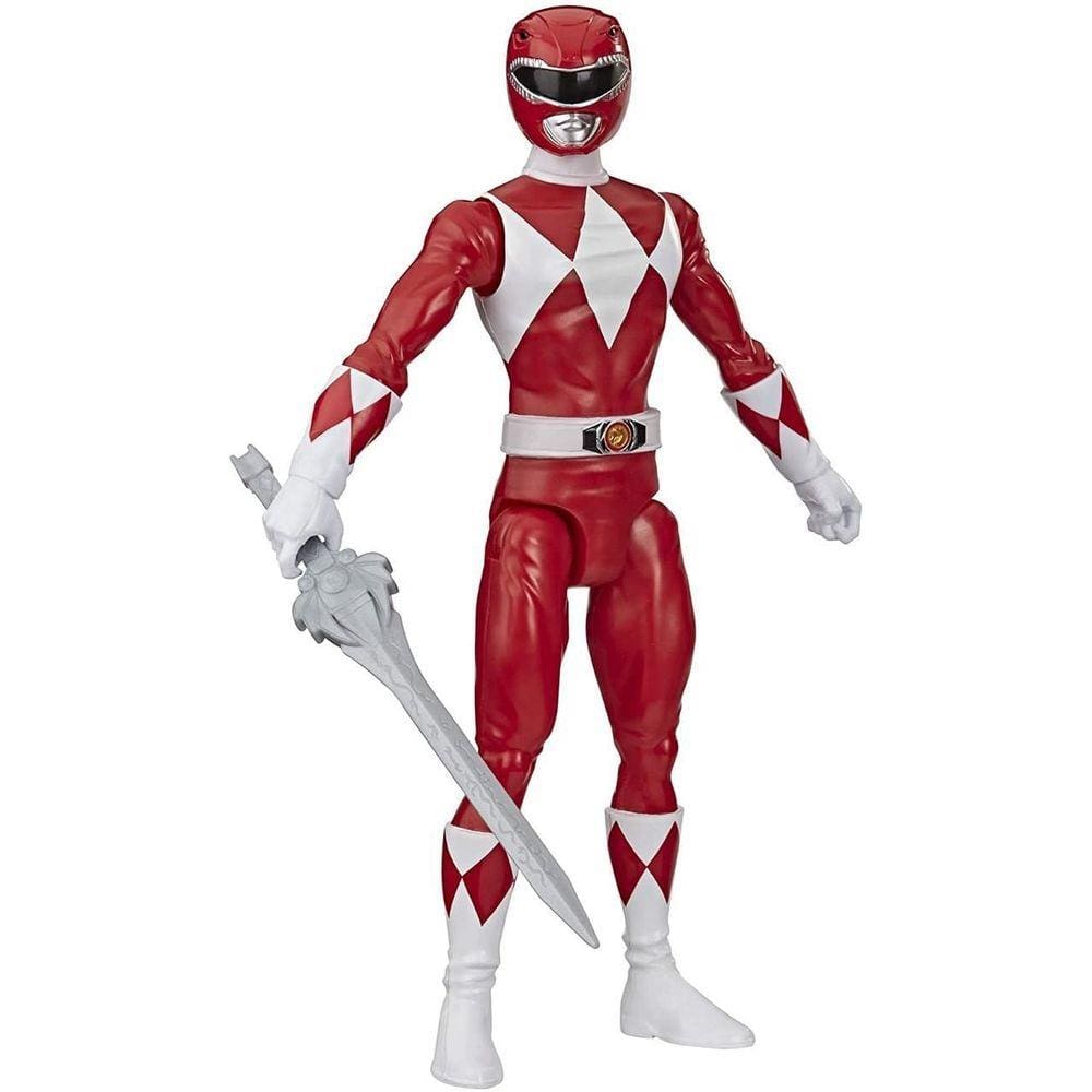 Boneco Power Rangers Clássico 28Cm Ranger Vermelho - Hasbro