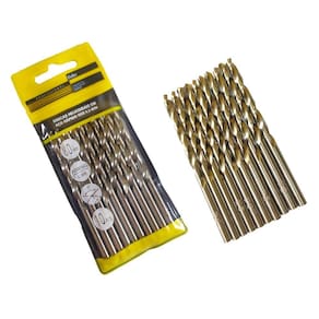 Jogo Broca Aço Rápido P/ Ferro Metal Alumínio 10 Peças 4.5mm