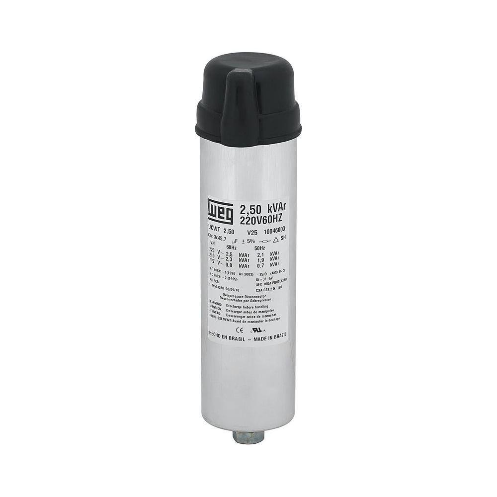 Unidade Capacitiva Trifásico 1,5KVAR 220v - UCWT1,5V25 L10