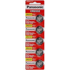 Blister 5 Unidades bateria cr 2032 panasonic pra Placa Mae
