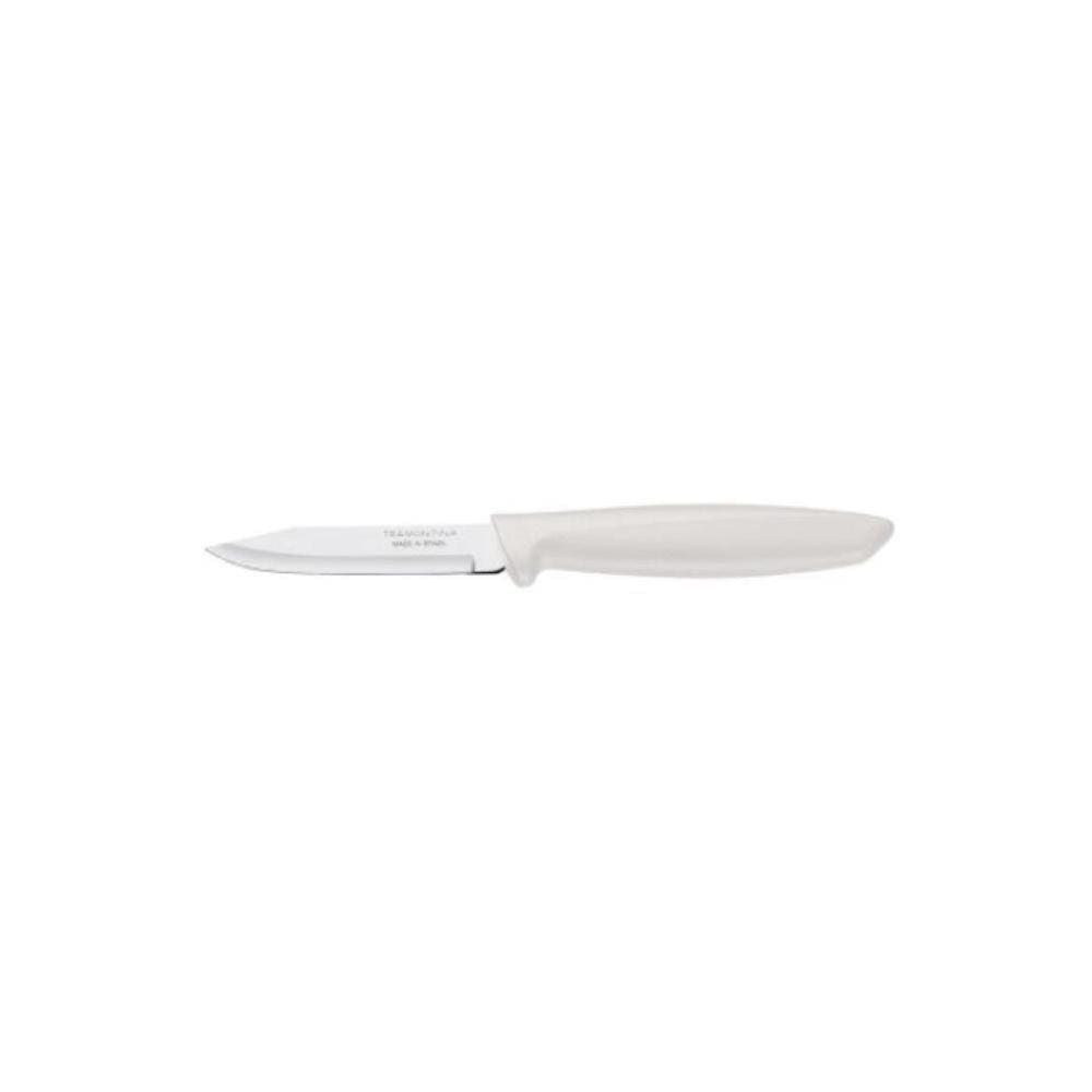 Faca Legumes e Frutas Tramontina Plenus Inox Off White 3``