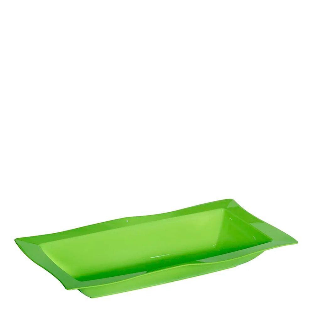 Saladeira Moove Retangular 5L Verde em Polipropileno Linha Tropical VEM