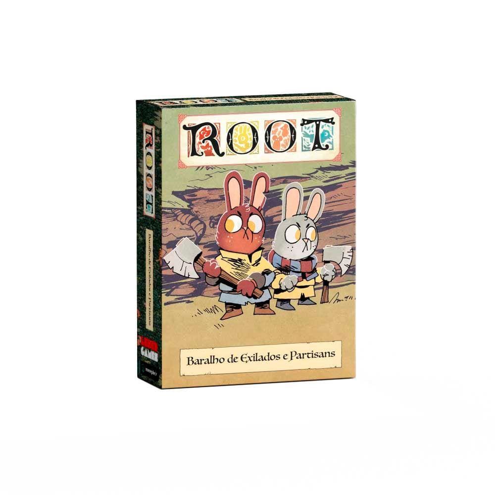 Root Baralho de Exilados e Partisans Expansão de Jogo de Tabuleiro Meeple BR