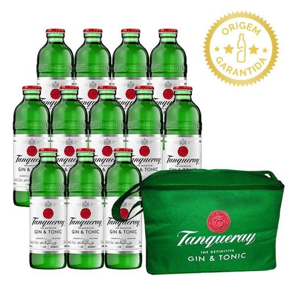Combo 12 Tanqueray Tonic 275ml + 1 Bolsa Térmica Tanqueray