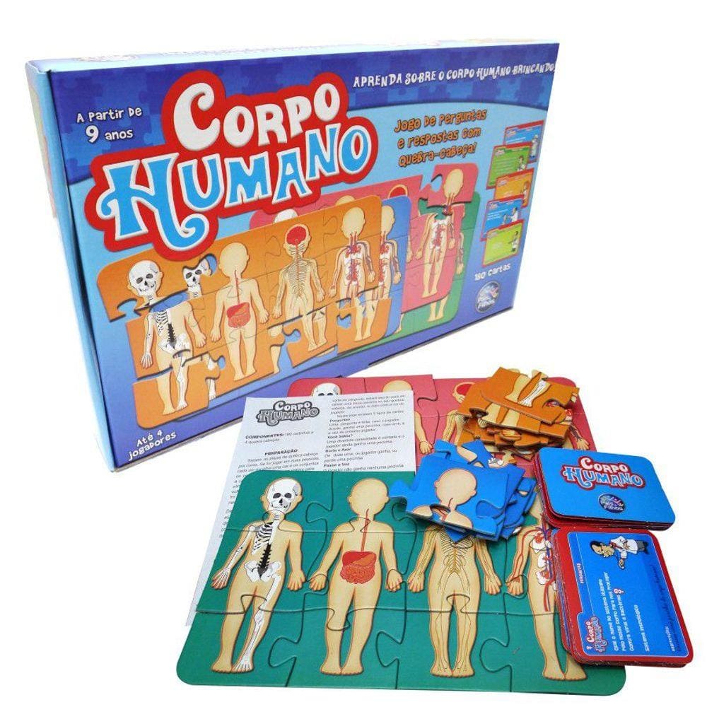 Jogo de tabuleiro corpo humano Black Friday | Vale Pix - Casas Bahia
