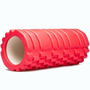 Rolo Massagem Foam Roller Liberação Miofascial Crossfit Yoga Pilates Vermelho