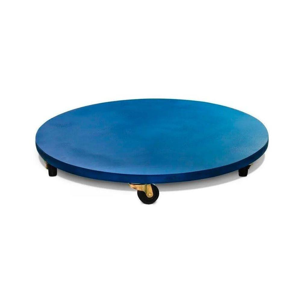 Carrinho Roller Carga Deslizante Azul Capacidade 300 Kilos