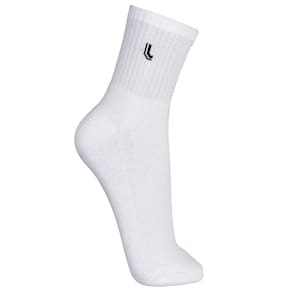 Kit 15 Pares de Meia Soquete Cano Médio Lupo 3245, Tamanho:G(41 ao 44). Cor:Branco;Gênero:Unissex
