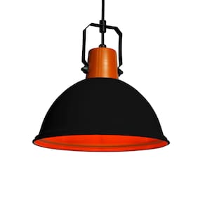Lustre Pendente Taschibra Factory G Preto E27 Bivolt
