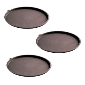 Kit 03 Forma Assadeira Tapete Silicone Pizza Redonda 34,5cm