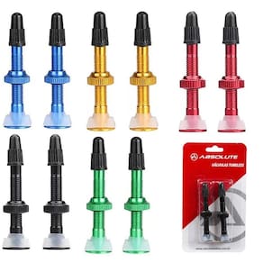 Par Valvula Tubeless Absolute 48mm Aluminio Núcleo Removível
