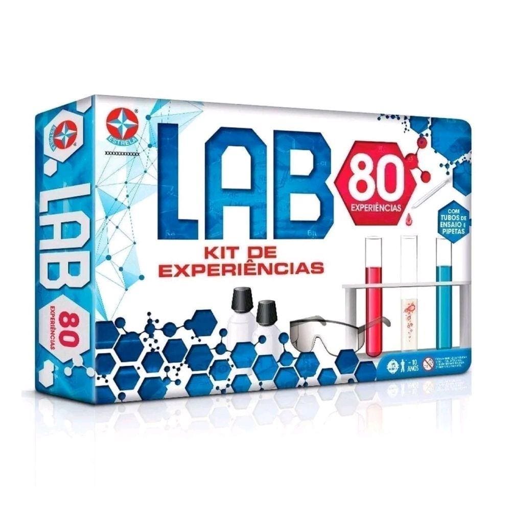 Jogo Lab 80 Experiências - Estrela 1001612800020