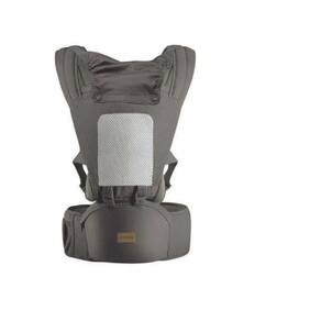 Canguru Ergonômico 5Way Maxi Baby Hipseat 15Kg Cinza