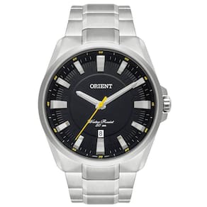 Relógio Masculino Orient Mbss1354 P1Sx Prata E Preto