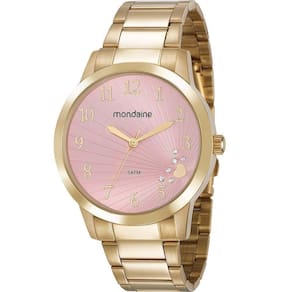 Relógio Mondaine Feminino Dourado 53756Lpmvde1