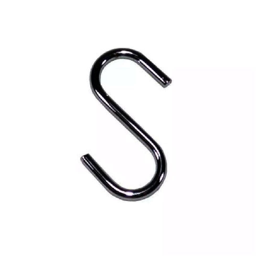 Ganchos S Preto Embutido 3Un