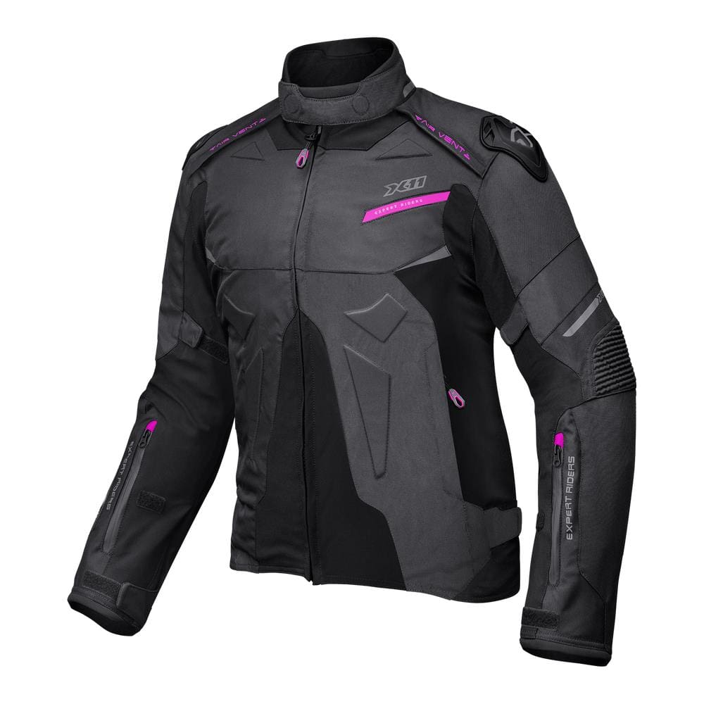 Jaqueta Evo 4 Feminina Preto Rosa Moto