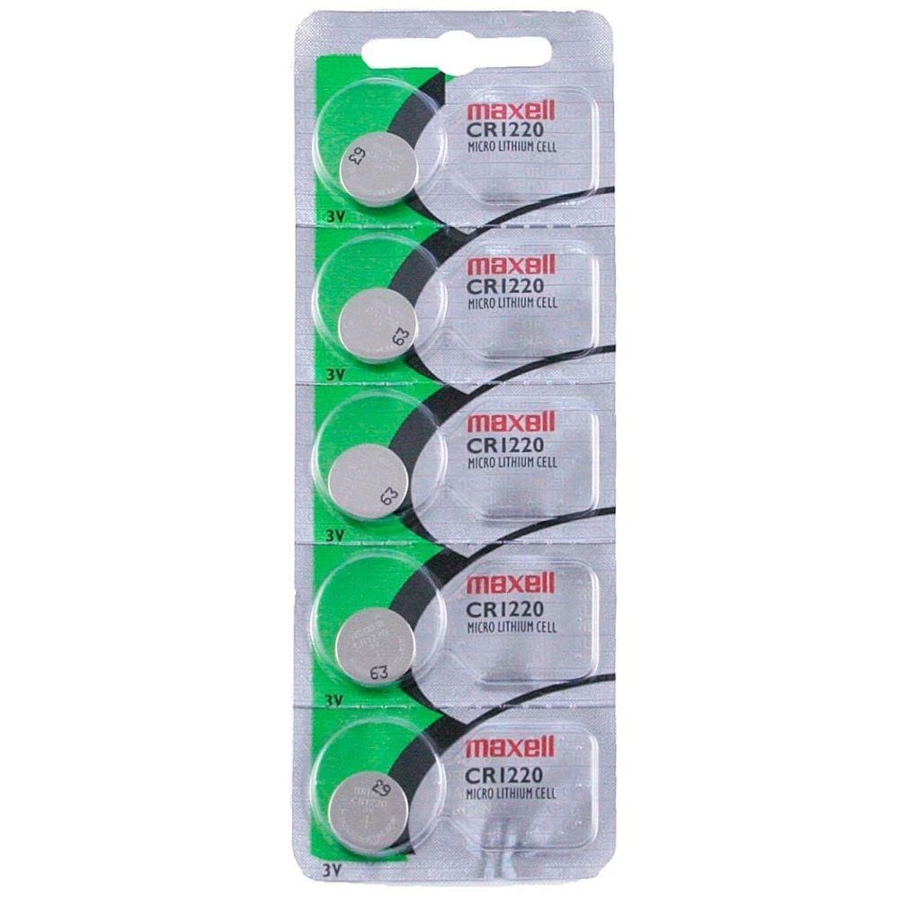 Bateria Cr 1220 Maxell Cartela com 5 Unidades
