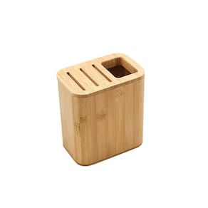 Porta Faca E Utensílios De Bambu - Oikos