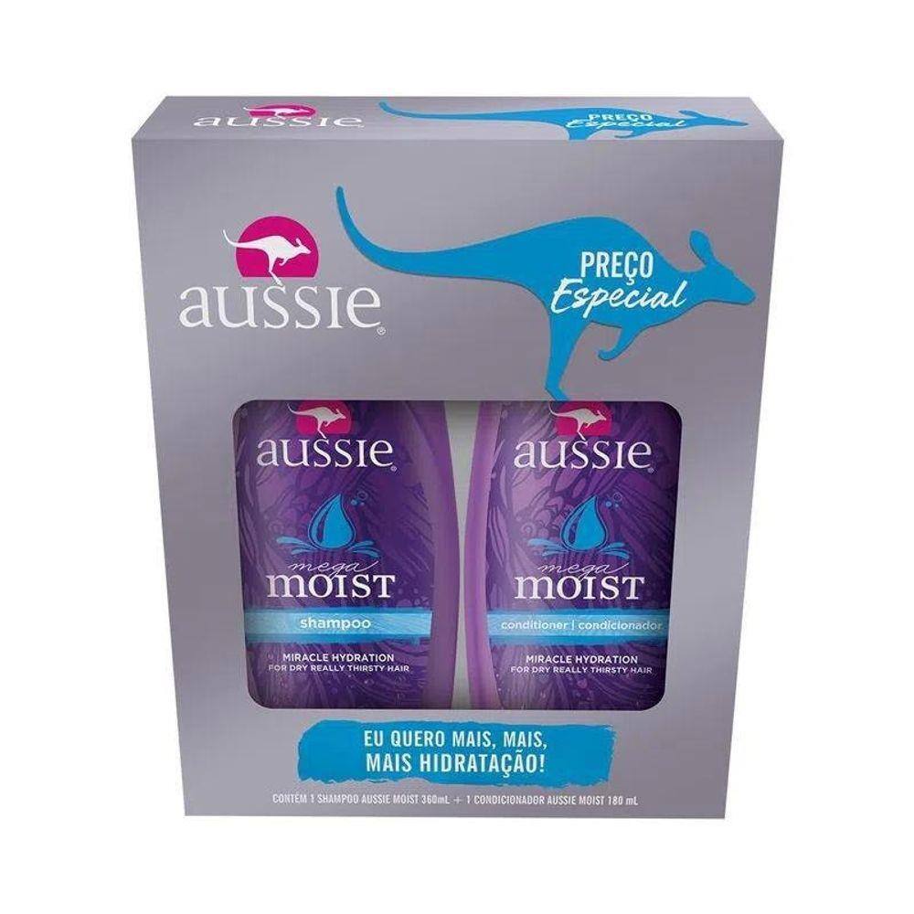 Shampoo Aussie Mega Moist Super Hidratação pelo melhor preço