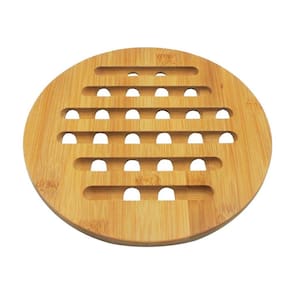Descanso De Panela De Bambu Dia.15Cm - Mozcada