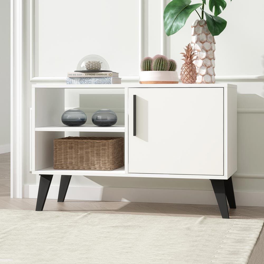 Balcão Buffet 1 Porta Bpp24 Branco - Brv Móveis