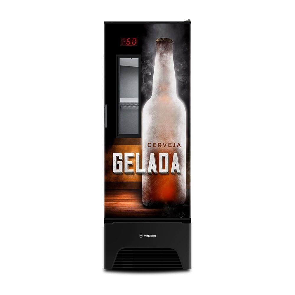 Cervejeira Metalfrio 572 Litros Preta VN50AF - 220 Volts - 220V