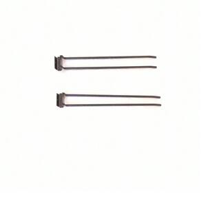 Gancheira Dupla Vassoureiro Lx 40 Gondola Amapa Preto Kit 5