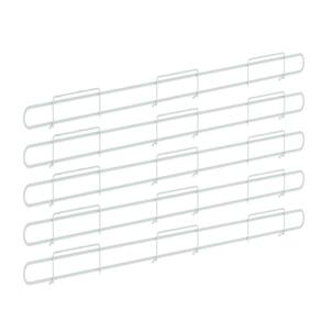 Anteparo Frontal Amapa 092 Branco P/ Bandeja Gondola Kit 10