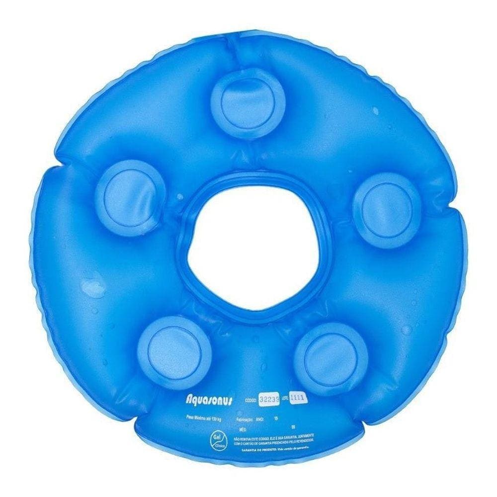 Almofada Gel Redonda Com Orifício - Aquasonus