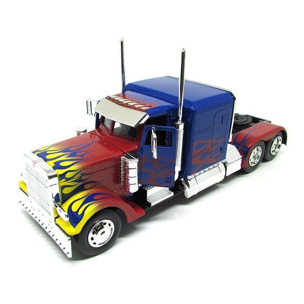 Miniatura Caminhão Optimus Prime Transformers 1:24 Jada Toys