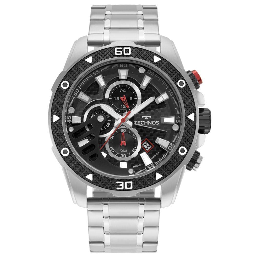 Relogio Masculino Prata Technos Js15fr/1P