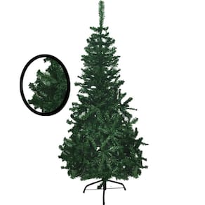 Arvore de Natal Pinheiro 1 metro e 50 centimetros Natalino 346 Galhos Verde Decoraçao Casa Festas