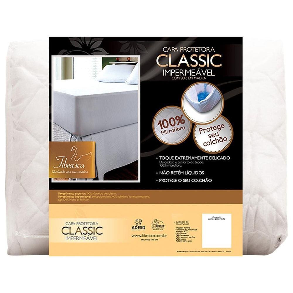 Protetor Colchão Impermeável Classic Slip Solteiro 90X190