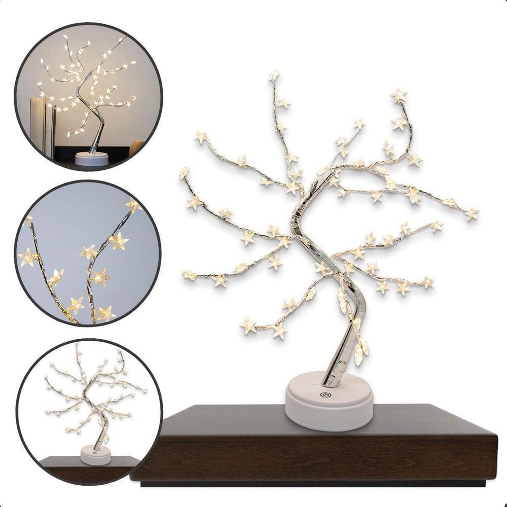 Enfeite Luminoso Natalino Decoração Árvore Led Presente Casa