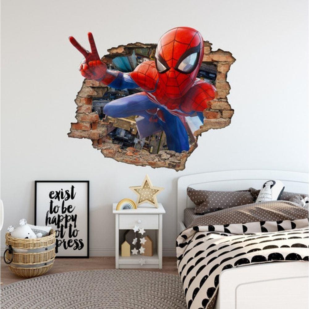 Adesivo para Porta 3D Homem Aranha 4