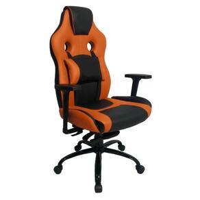Cadeira Gamer Com Almofada Linha Gamer Racing Laranja
