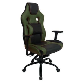 Cadeira Gamer Com Almofada Linha Gamer Racing Verde