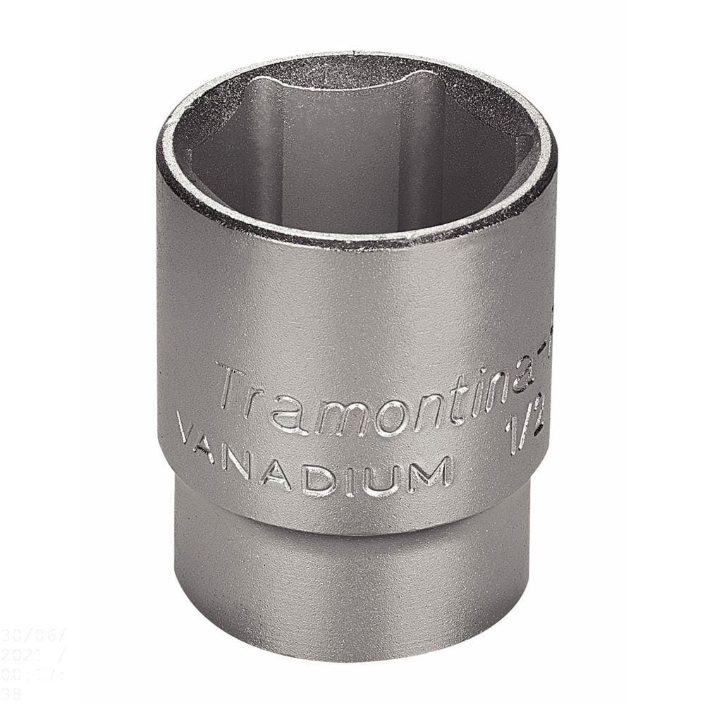 Soquete Sextavado em Aço Cromo Vanádio 1.1/8" - Encaixe 1/2" Tramontina PRO Tramontina