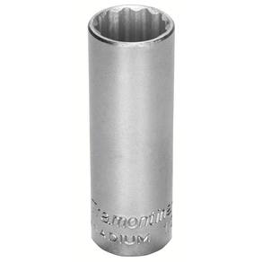 Soquete Estriado Longo em Aço Cromo Vanádio 1" - Encaixe 1/2" Tramontina PRO Tramontina