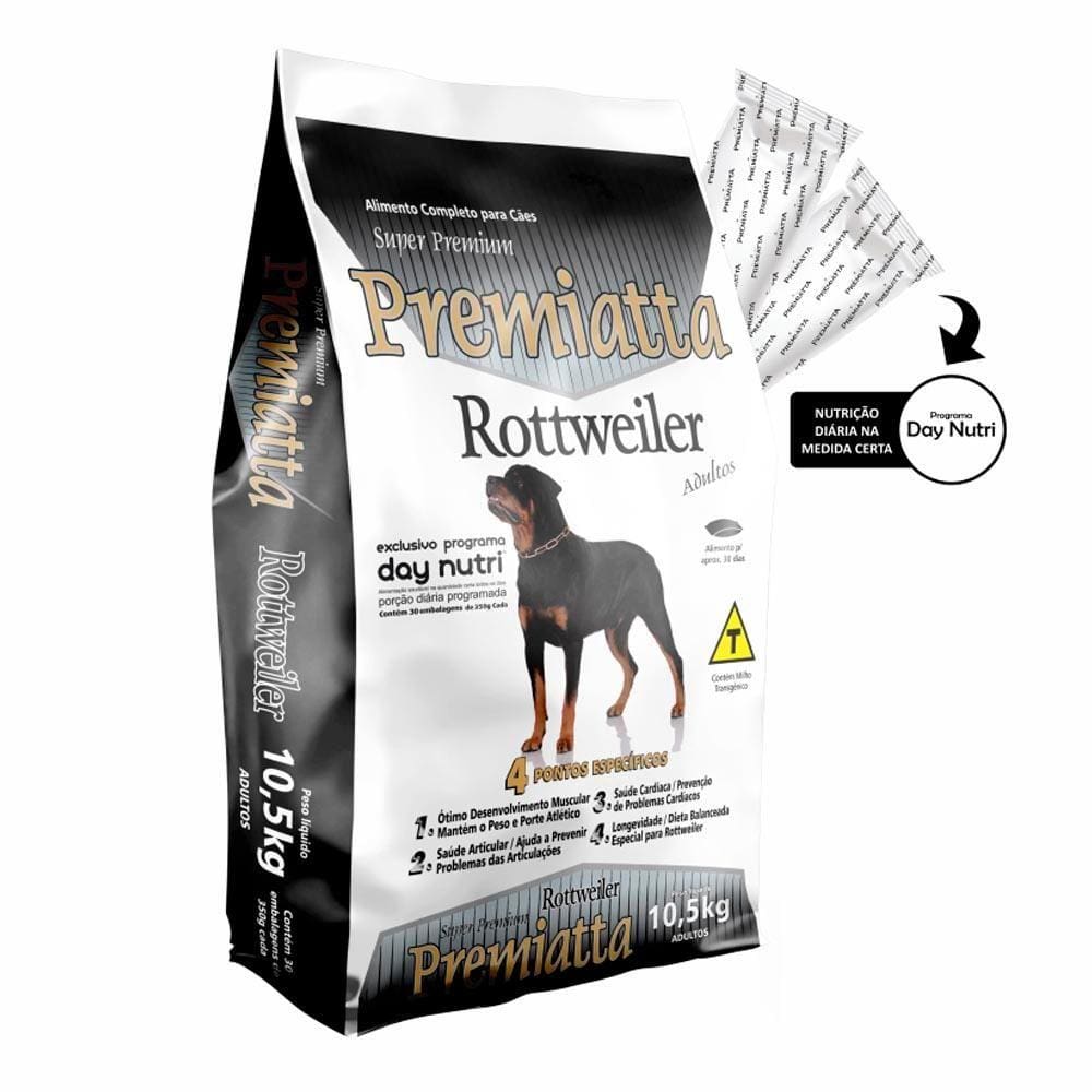Racao Premiatta Caes Rottweiler 10,5kg